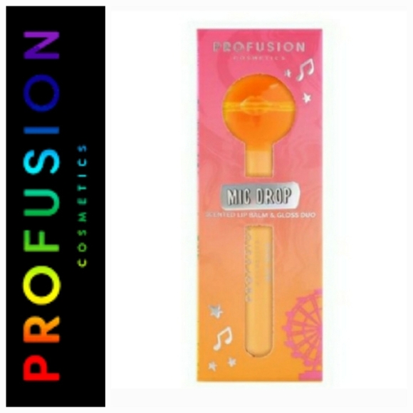 Profusion Cosmetics Festival Mic Drop Scented Lip Balm & Gloss Duo - Show Time - Picture 1 of 5